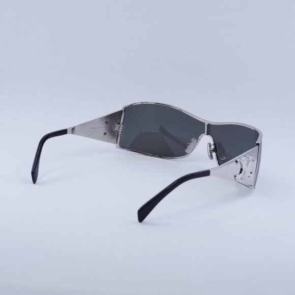 ?️ New Celine CL40283U 16A Sunglasses - Silver Frame, Grey Lenses